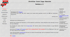 Desktop Screenshot of cvjm-reinheim.de